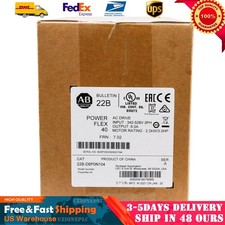 Allen-Bradley 22B-D6P0N104 PowerFlex 40 2.2KW/3.0HP AC Drive US Free Tax