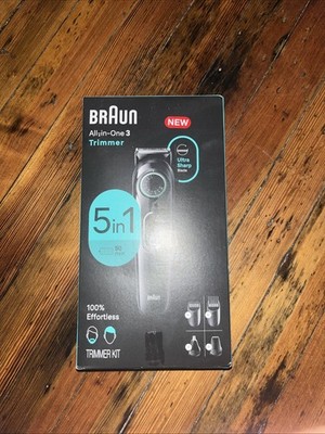 Braun Series 3 All-In-One Style Kit 5-in-1 Grooming with Beard Trimmer (AIO3450)