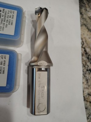 Iscar DSM 0748-224-100A-3D (0.748'' - 0.783'') Indexable Drill W/8 Inserts .783''