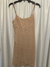 John Galt Slip Dress Size S Floral Spaghetti Strap Aline Mini
