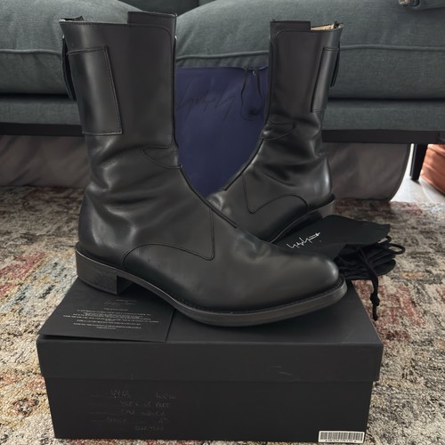 Yohji Yamamoto Cherevichkiotvichki AW20 Mock-Up Boots black size 5 calf leather - Picture 1 of 18