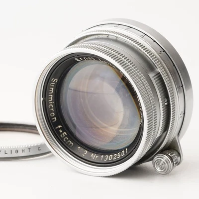 Leica Summicron 50mm f/2 Barillet Roulant L39 LTM Objectif Pour Télémètre - Photo 1/4