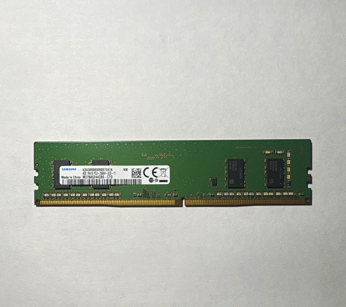 Samsung DDR4 SDRAM 4 GB Capacity per Module Memory (RAM) for sale