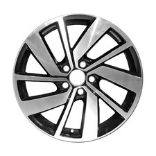 70060 OEM Used Aluminum Wheel 18x7.5 Machined and Painted Gloss Black