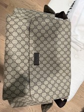 Gucci Beige Monogram GG Canvas Diaper Bag