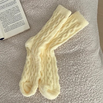 Wärmecares Fleece Socken Männer dicke Herbst Winter Komfort
