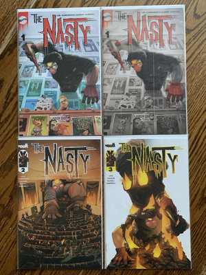 Vault Comics The Nasty #1, #1, #2,#3 John Lees, Horror Comics, Vault