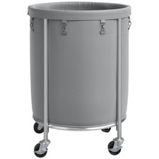 Laundry Basket with Wheels, 45 Gallons Rolling Laundry Hamper with Removable ...