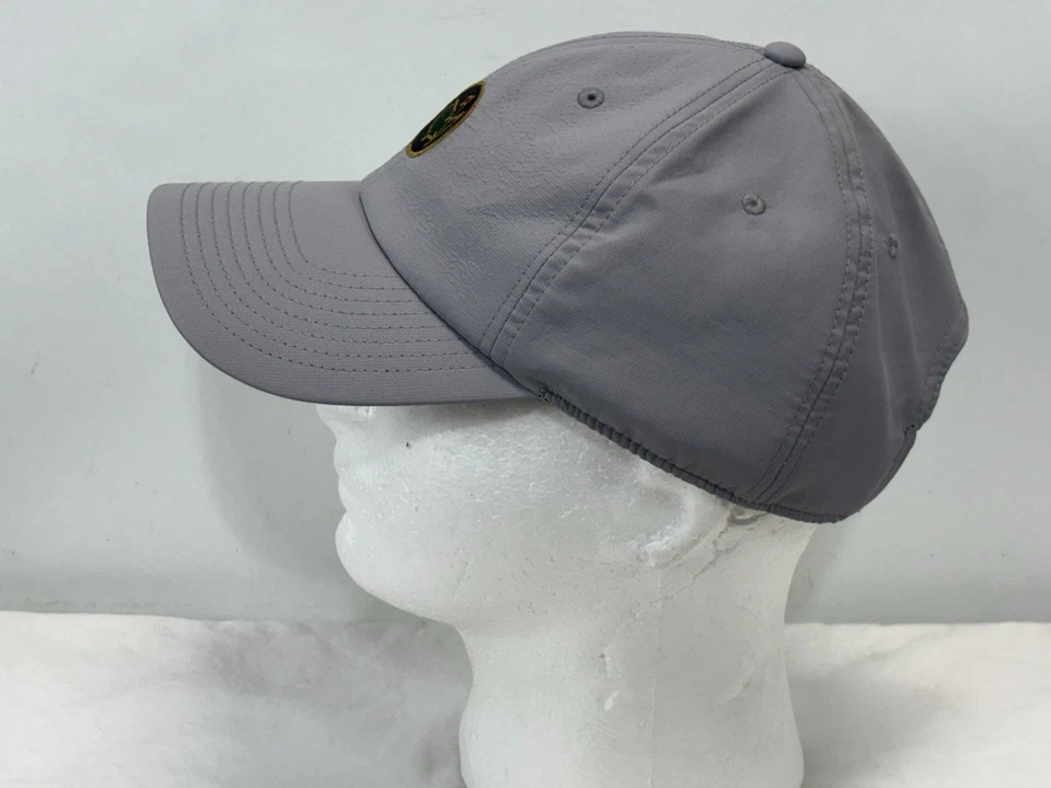 Boné de golfe Berckmans Place Masters logotipo cinza Augusta National gancho e laço - Imagem 3 de 4