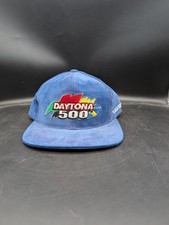 Vintage 1999 Daytona 500 Snapback Hat NASCAR The Great American Race Blue RARE
