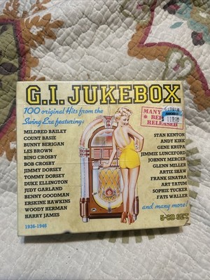 G.I. Jukebox  Original Hits from Swing Era  Various Artists 5-Disc CD Set SEALED