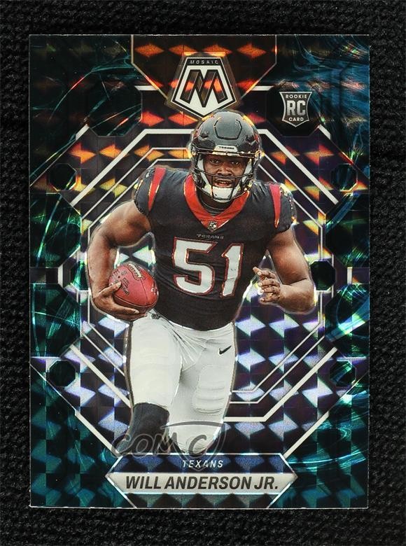 2023 Panini Mosaic Rookies Genesis Mosaic Prizm Will Anderson Jr #376 0j0o