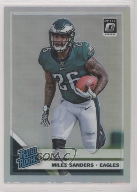 2019 Panini Donruss Optic Rated Holo Prizm Miles Sanders #172 Rookie RC uk2