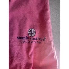 Simply Southern Collection Pink Llama No Prob Llama Graphic Tee Shirt Women's