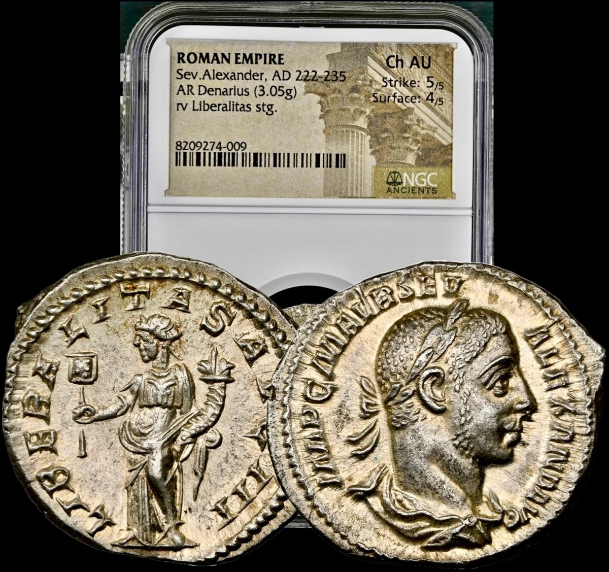 Denarius Severus Alexander Roman Imperial Coins (27 BC-476 AD) for