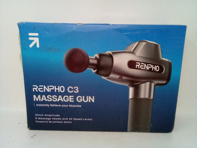 Renpho C3 Massage Gun 10mm Amplitude 6 Massage Heads 20 Levels