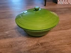 Fiestaware Retired Shamrock  Covered Casserole with Lid