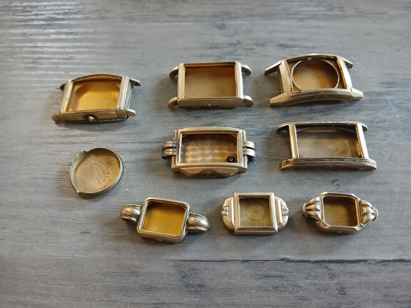 50.7 gr Grams Scrap Gold Recovery Marked Watch Cases 10k Gold Filled NonMagnetic