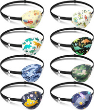 8 Pcs Eye Patches for Kids Adjustable Single Eyepatch Reusable Cute Girls Boys P