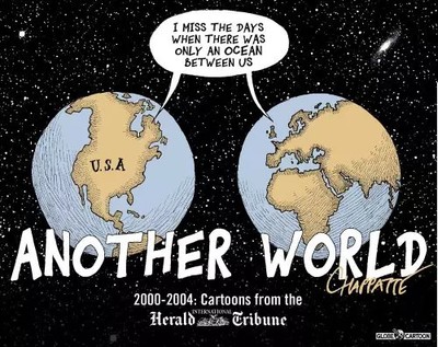 Eine andere Welt, 2000-2004: Cartoons der International Herald Tribune, unbekannt