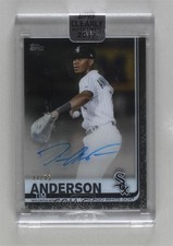 2019 Topps Clearly Authentic Auto Black 11/75 Tim Anderson #CAA-TA Auto 11ym