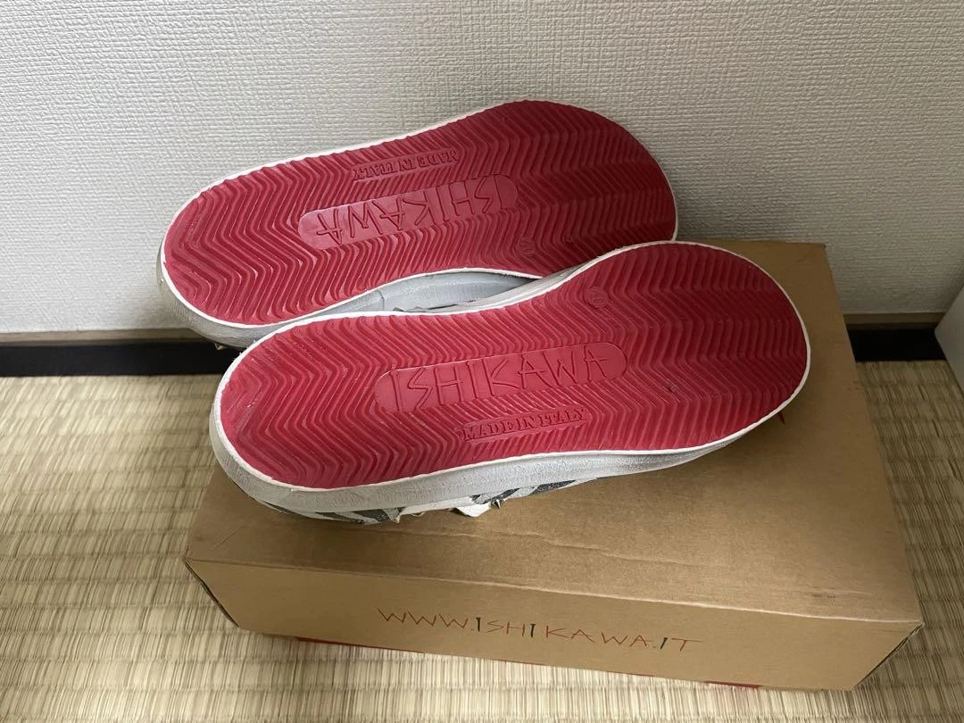 GOLDEN GOOSE Sneakers Ishikawa Gol Goose borchie uomo 7 5US 40 Italia come nuove fondo di magazzino