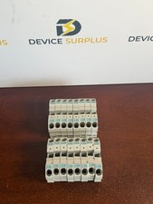 (16) Siemens 8WH6000-0AK00 Feed-Through Terminal Block Spring Grey Lot of 16 New