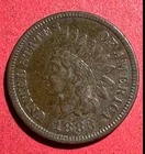 1883 US Indian Head Cent! XF Details! SHARP! Old US Coin!