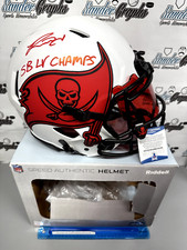 RONALD JONES AUTOGRAPHED FULL SIZE SPEED LUNAR ECLIPSE AUTHENTIC HELMET-BAS COA