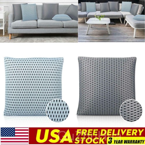 14" Breathable Throw Pillow Decorative Thick Cushion Cover for Sofa Bedroom US