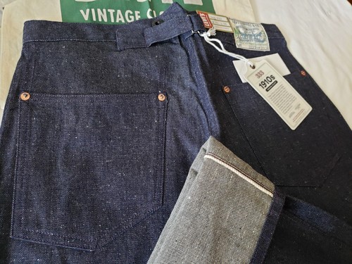 LEVI'S 1910s Lot 333 LVC Vintage Clothing 501 xx Selvedge Men's Jeans Limited - Picture 5 of 24