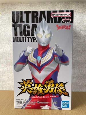 Ultraman Tiga Figur A Ver Hero's Brave Statue Multi Type Banpresto Neu JP