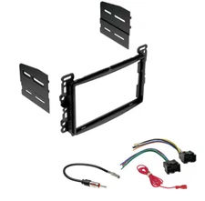 Double DIN Car Stereo Dash Install Kit Combo Selected 2006-2020 GM Buick Saturn