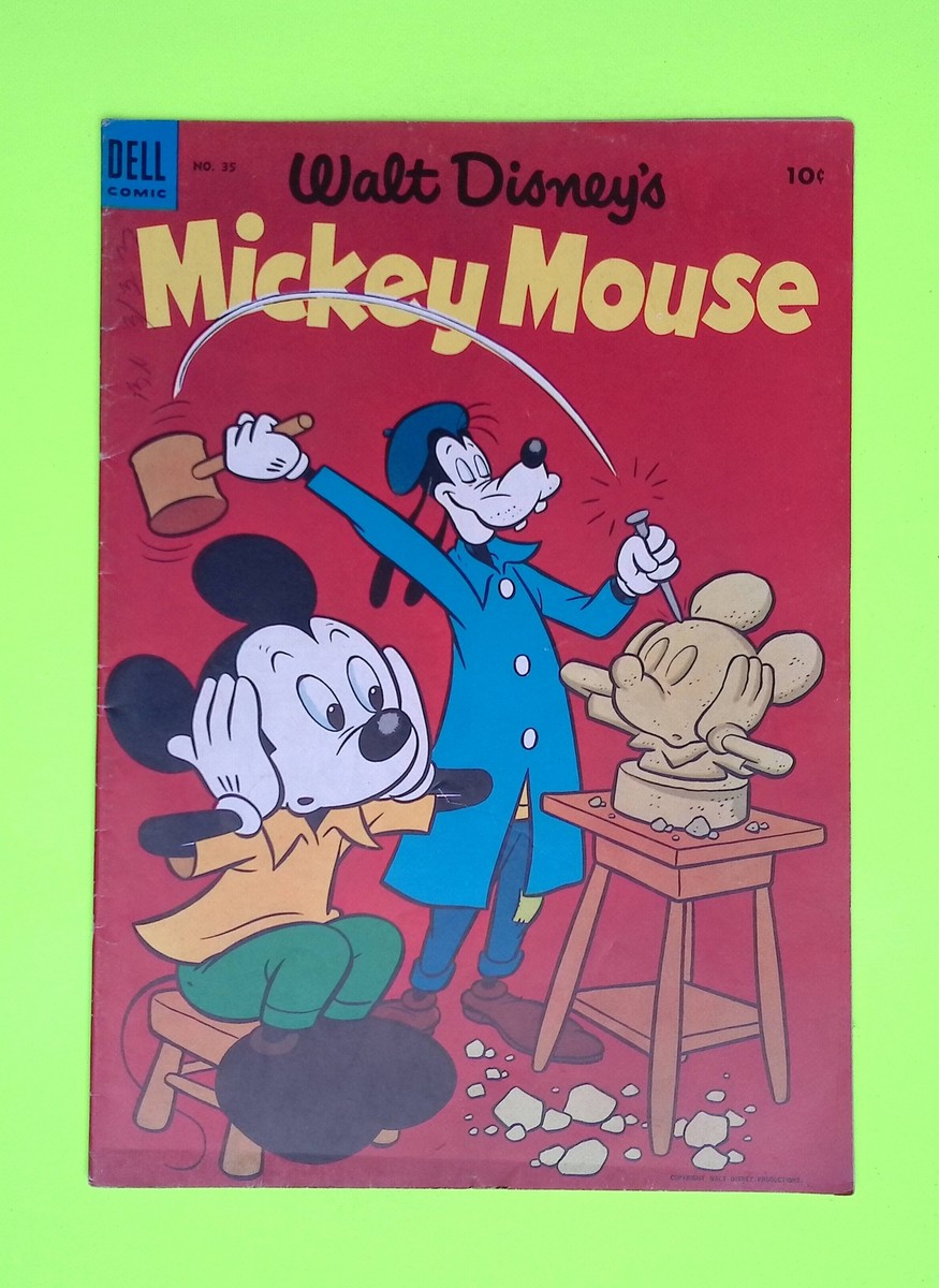 Mickey Mouse #35 Vol. 1 1954 Dell Publishing Co. 4.0 Comic Book