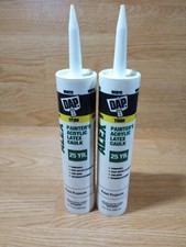 Bundle Of 2 DAP Alex Painter's All-Purpose Acrylic Latex Caulk White 10.1 oz.