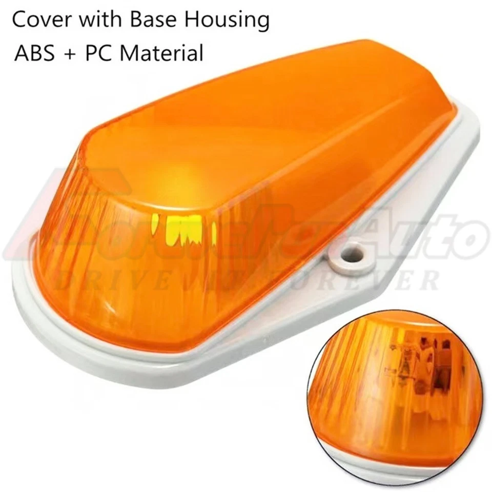 Luces LED de cabina de techo 5 piezas para Ford F350 F150 F250 1973-97 luces marcadoras ámbar Foto 4 de 4