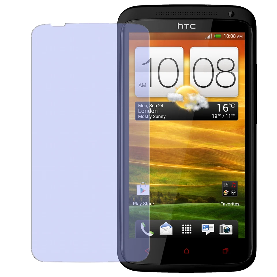 2x Protector Pantalla para HTC One X+ Protector Cristal Transparente Foto 2 de 3