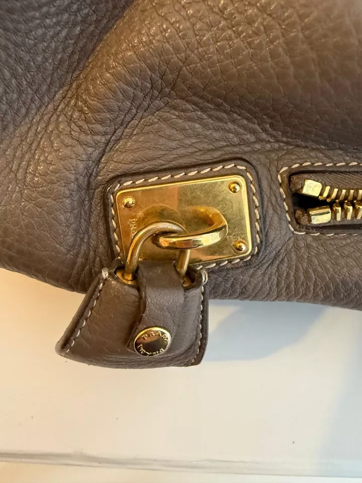 Bolso de Mano de Cuero Prada - Bolso de Cuero Prada Cervo Usado Foto 4 de 4