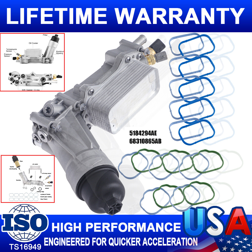 Engne Ol Flter Housng O-Rng Kt For 2014-2021 Chrysler Dodge Jeep - Foto 7