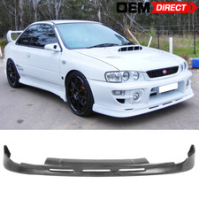 Fits 02-03 Subaru Impreza Wrx Rs Sedan P1 Style Front Bumper Lip Spoiler - Pu