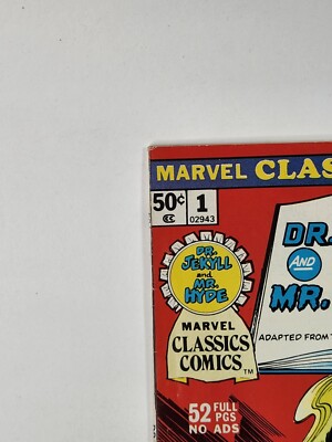Marvel Classics Comics 1 Dr. Jekyll and Mr. Hyde Book Adaptation