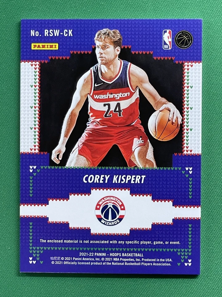2021-22 Panini NBA Hoops Basketball - COREY KISPERT - ROOKIE SWEATERS - #RSW-CK - Image 3 of 4