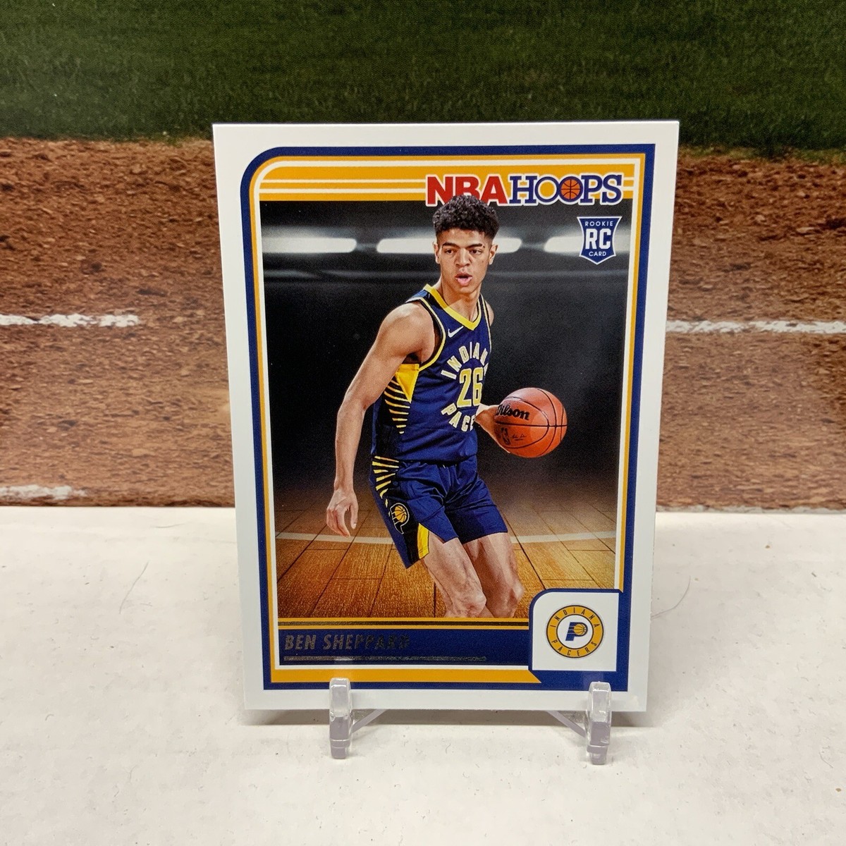 Ben Sheppard 2023-24 Panini NBA Hoops Rookie Card RC Indiana 