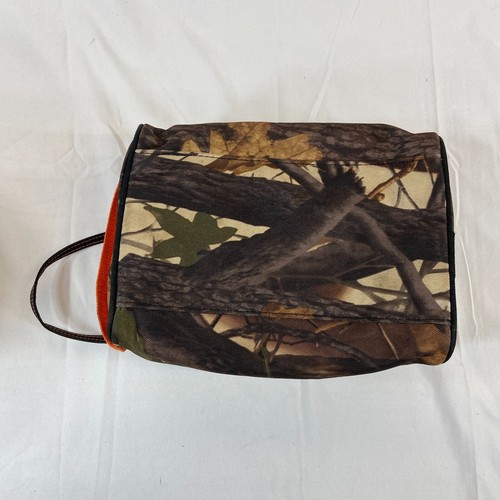 Mens Lunch Box Bag Camouflage Zipper Closures Multiple Pockets Everyday Work Use - Picture 6 of 6