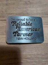 Vintage American Farmer Belt Buckle