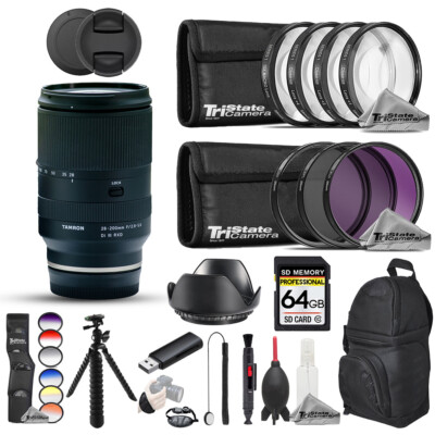 Tamron 28-200mm f/2.8-5.6 Di III RXD Lens - 23pc Pro Bundle