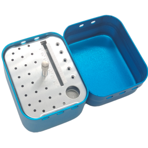 Dental Bur Holder Disinfection endo Box For Endo Files Gutta Percha Points Blue - Picture 1 of 9