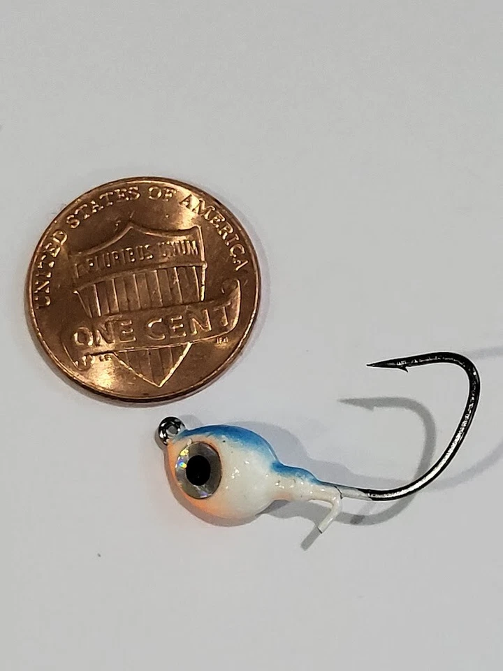 Plantilla de pesca con caña de renacuajo cazador de cerdos 1/16 oz soporte para cebo pesca mierda plantillas de hielo Foto 4 de 4