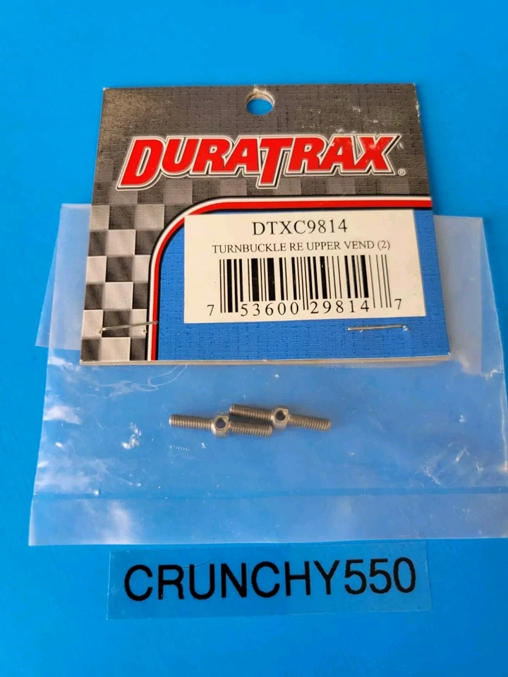 Duratrax Turnbuckle Rear Upper (2) Vendetta 1:18 DTXC9814 Vintage RC Part - Image 2 of 3
