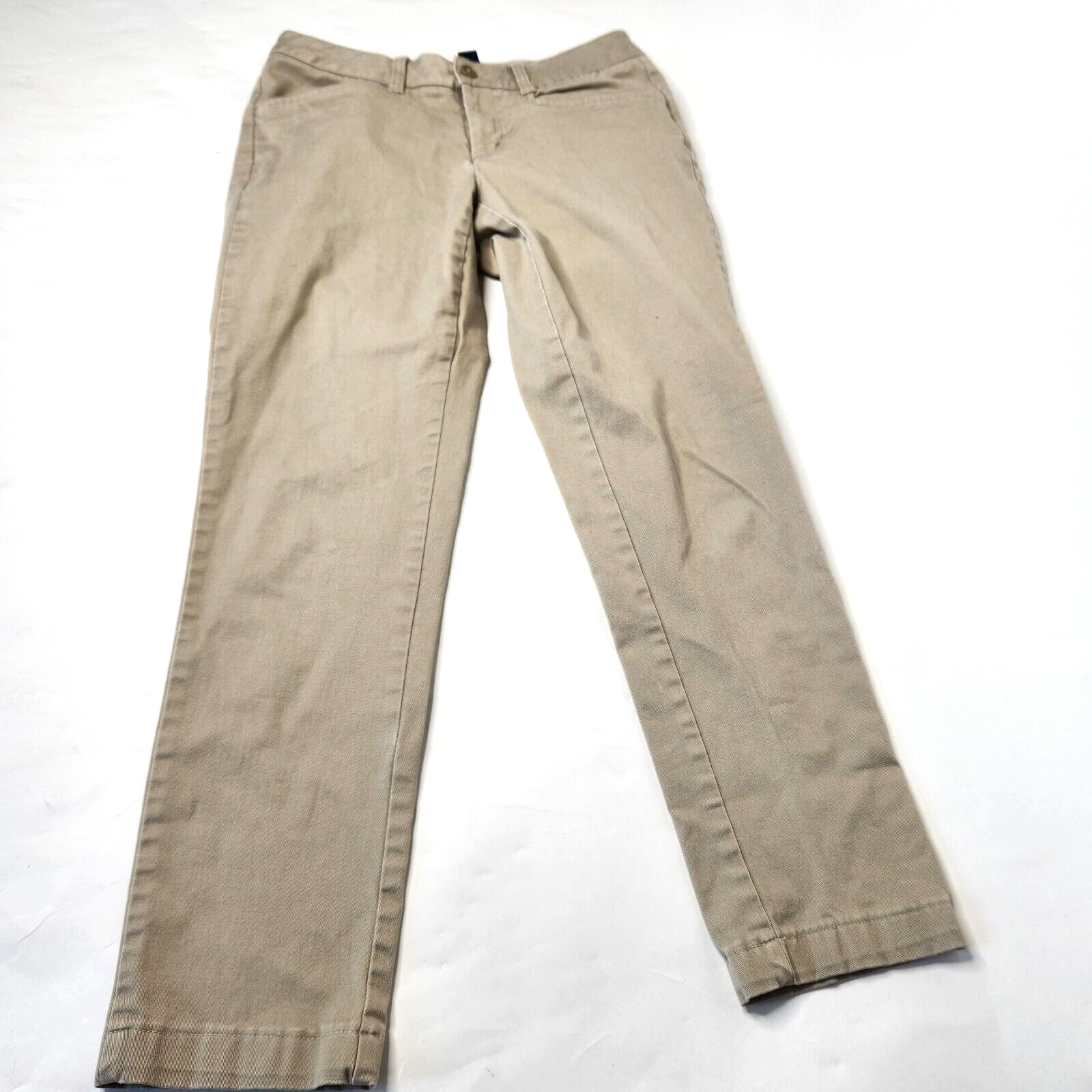 Lands End Womens Size 4 Khaki Pants Ankle | eBay